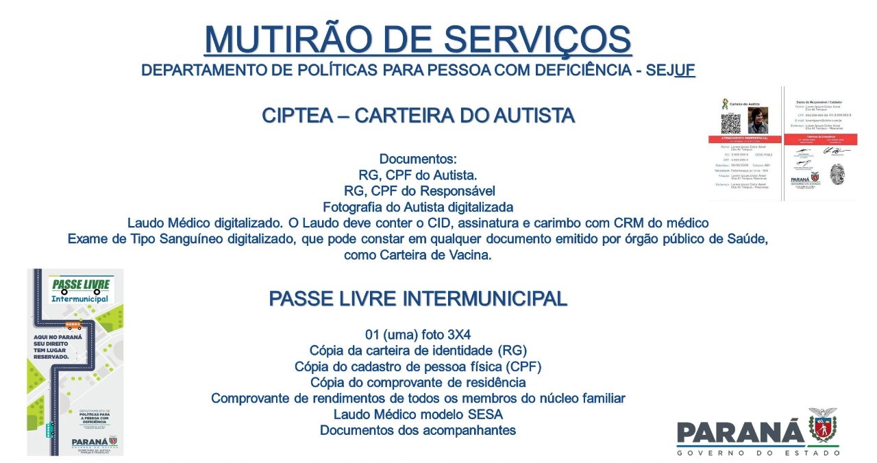 Secretaria Municipal da Saúde realiza mutirão de confecção da Carteira do  Autista